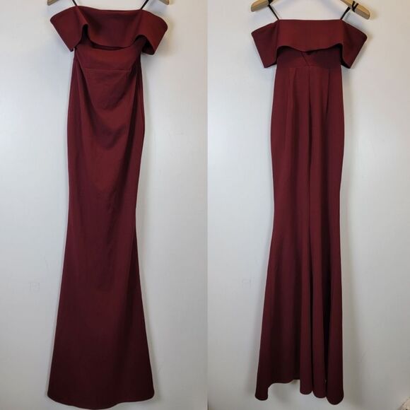 Katie May Legacy Gown in Sangria - Picture 2 of 4